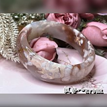櫻花瑪瑙 寬版手鐲 內徑圈口57.7mm 寬23.6mm 厚度8.7mm 冰灰紫底 意境氣質款 歷史價格詳細信息