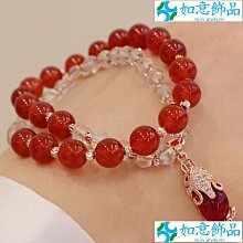 【紅瑪瑙貔貅】【編織轉運珠】十二生肖本命佛純銀轉運珠情侶手鍊皮繩串珠路路通八大守護神~善緣閣 歷史價格詳細信息