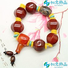 紅瑪瑙三通佛頭圓珠DIY佛珠手串菩提飾品水晶手鏈串珠配件材料 歷史價格詳細信息