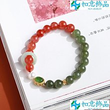 天然晴水和田玉民族風手串 秋冬溫潤文玩復古國潮禮物送人青海料 歷史價格詳細信息