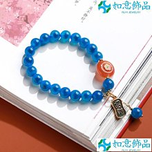 手作 藍東菱 方塊 天然異形珍珠 海藍寶 隨形 青金石 天然水晶 設計款 原創 送禮 手鏈 手鍊 歷史價格詳細信息