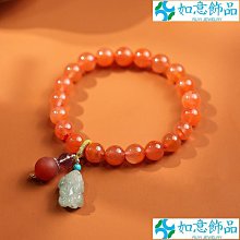 川料南紅瑪瑙耳飾櫻桃紅柿子紅圓珠耳鉤女時尚真金18k金南紅耳環 歷史價格詳細信息