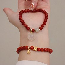 南紅瑪瑙手串搭和田碧玉隨型琥珀蜜蠟牡丹花手鏈 歷史價格詳細信息