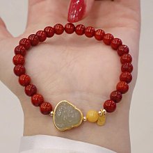 天然南紅瑪瑙手鍊 川料涼山火焰紋手串四圈多圈男女108顆佛珠 歷史價格詳細信息