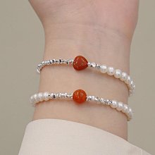 南紅轉運珠鎖骨鏈 天然原礦毛衣鏈編織繩項鏈吊墜秋季女國潮禮物 歷史價格詳細信息