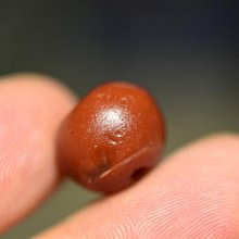 高古紅鎬瑪瑙，小米珠，顏色艷麗，形狀規矩，直徑3.5左右，25318 歷史價格詳細信息