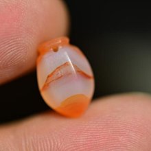 千年纏絲瑪瑙珠尺寸19.1/9.2nn。珠體有堿殼，溫水泡上4029 歷史價格詳細信息