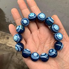 藍色玉髓圓珠手創材料配珠10mm~單顆 歷史價格詳細信息