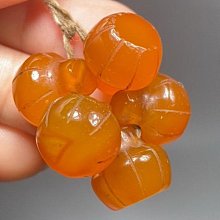 舊藏老物件老瑪瑙貴人珠子通天孔雕刻精美絕倫包漿醇厚 歷史價格詳細信息