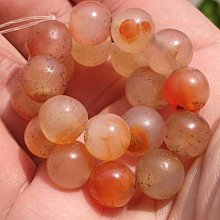 爆老明清瑪瑙珠一串10顆，風化紋漂亮，有兩個有小綹。其他都完10528 歷史價格詳細信息