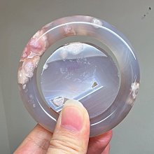 櫻花瑪瑙手鐲套鐲 圈口 53 黑冰飄綠 歷史價格詳細信息