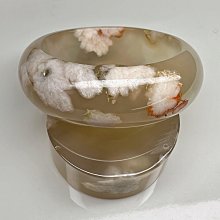 櫻花瑪瑙手鐲套鐲 圈口 53 黑冰飄綠 歷史價格詳細信息