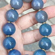 天然優質 漂亮寶藍青金石 路路通圓珠 串老礦黃蜜蠟大佛珠 蜜蠟路路通管珠+老礦綠松石輪珠 精製造型念珠 佛珠項鍊 ~~T 歷史價格詳細信息