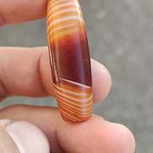 千年纏絲瑪瑙珠尺寸19.1/9.2nn。珠體有堿殼，溫水泡上4029 歷史價格詳細信息