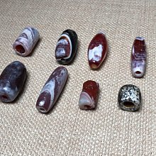 老瑪瑙珠子，通天孔，品相尺寸如圖，包老保真。[釘子]標價為單價 歷史價格詳細信息
