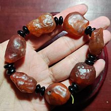 老瑪瑙串珠手串酒紅色明清瑪瑙包漿瑩潤色澤鮮艷品相完 歷史價格詳細信息