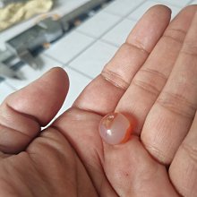 明代老玉珠子一個，大開門的和闐玉白玉沁色一流皮殼老辣包漿厚重漂亮，18mm，單珠，早年下鄉 歷史價格詳細信息