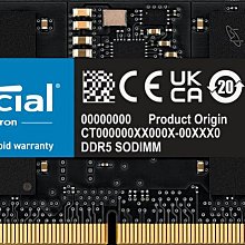 美光crucial 筆記型電腦記憶體 SODIMM DDR5-4800 16GB，僅上機測試，原廠保固 歷史價格詳細信息