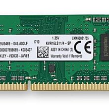 筆電記憶體 金士頓DDR3 1600 8G(高雄市) 歷史價格詳細信息