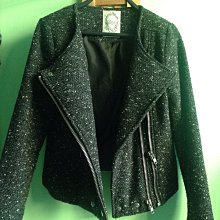 香港潮牌Salad 黑色飛行外套 假兩件女裝夾克 雪紡材質 歷史價格詳細信息