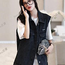 牛仔馬甲 牛仔背心女 牛仔馬甲外套女中長款2021新款春秋韓版寬松百搭無袖背心外穿馬夾 歷史價格詳細信息