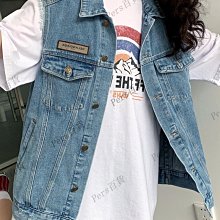 牛仔馬甲 牛仔背心女 牛仔馬甲外套女中長款2021新款春秋韓版寬松百搭無袖背心外穿馬夾 歷史價格詳細信息