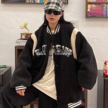【熱賣精選】美式復古棒球服女潮ins加絨加厚vintage情侶外套夾克學生班服國潮【11月20日發完】 歷史價格詳細信息