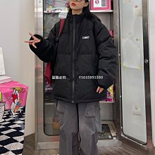 【熱賣精選】怕麻煩純色基礎款羽絨服女2022冬季新款寬松bf韓版情侶棉衣外套潮 歷史價格詳細信息