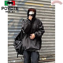 外套女國潮機能風巫師帽夾克男女厭世喪系高街情侶寬鬆拉鍊衝鋒衣-潮男服飾 歷史價格詳細信息