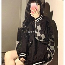 棒球外套女 美式棒球外套 vintage美式復古棒球服女春秋小眾獨特別緻寬鬆oversize夾克外套 歷史價格詳細信息