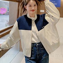 韓版外套 韓國棒球外套 夾克外套  休閒女生外套 【P1007】 短版棒球服外套女春季新款2023年爆款歐貨高級感休閒百 歷史價格詳細信息