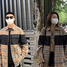 BURBERRY 經典格紋大款喀什米爾流蘇圍巾 (淺玫瑰粉) 歷史價格詳細信息
