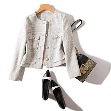 2024春季特賣~T64流星般虛紋羊毛呢短外套 M/38 歷史價格詳細信息