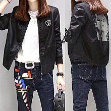 皮夾克女新韓版短機車服寬鬆pu學生休閒夾克 歷史價格詳細信息
