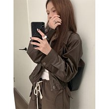 機車短版皮衣外套女冬季韓版寬鬆刷毛加厚秋冬潮皮毛一件式 歷史價格詳細信息