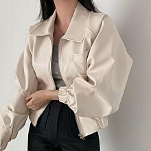 【皮夾克】【颯酷風】皮外套 防風外套 黑色pu皮衣新2024爆女秋冬機車服美式復古外套小眾皮夾克上衣 歷史價格詳細信息