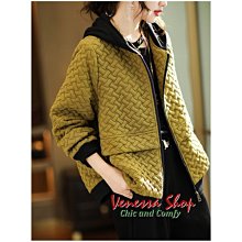 歐單 新款 青春洋溢 菱格紋縫衍 防風螺紋收口 高領/大翻領 中長版鋪棉棒球夾克外套 (G781) 歷史價格詳細信息