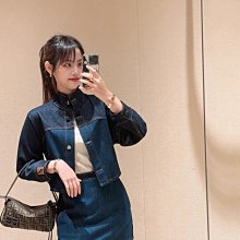 24❤️新品 經典老花雙面羊毛大衣外套 SML 歷史價格詳細信息