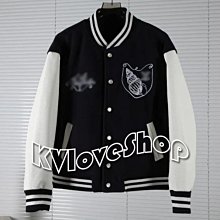 KVLOVE SHOP-S〥外貿單 時尚骨架鳥印花黑/灰色舒適空氣層男女穿連帽外套 2色〥 歷史價格詳細信息