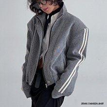 正韓 立領混紡針織外套 雙拉鍊 3色 YUPPIE 現貨出清 歷史價格詳細信息