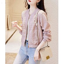 夾克外套 新款棒球服顯瘦刺繡短款外套女春秋裝寬松百搭休閒上衣夾克衫 歷史價格詳細信息