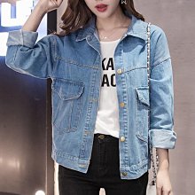 夾克外套 新款牛仔外套女短款春秋韓版BF寬松甜美糖果色休閑小個子上衣 歷史價格詳細信息