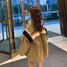 寬鬆長袖夾剋 春鞦裝新款外套 女韓版百搭外套 抽繩短款薄外套 學生上衣潮-靚莎優選 歷史價格詳細信息