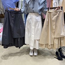 正韓   後腰鬆緊側釦環設計素色優雅氣質長裙   Mo8666015 歷史價格詳細信息