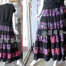 @_薩谷娜 : 請先問_獨家泰製_多款_v切陶領彩線刺繡後鬆緊荷葉邊削肩長洋裝 歷史價格詳細信息