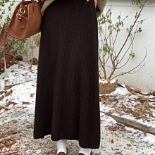 針織半身裙女春百褶傘裙中長款秋冬高腰A字遮胯裙子顯瘦長裙 歷史價格詳細信息