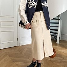 法式牛仔半身裙女 新款復古做舊開叉水洗柔軟高腰中長款a字包臀裙-哈囉好物 歷史價格詳細信息