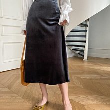 法式金絲絨半身裙女中長款過膝直筒高腰一步裙包臀裙顯瘦絲絨裙子 歷史價格詳細信息