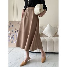 半身裙女秋季港風中長款高腰A字包臀裙顯瘦打底裙子 裙裝 長裙 顯瘦半身裙 歷史價格詳細信息