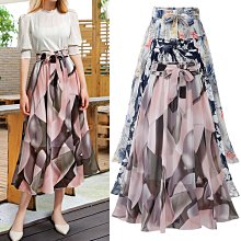 碎花半身裙女夏春印花雪紡小雛菊a字長裙高腰垂感bm風中長款裙子 歷史價格詳細信息